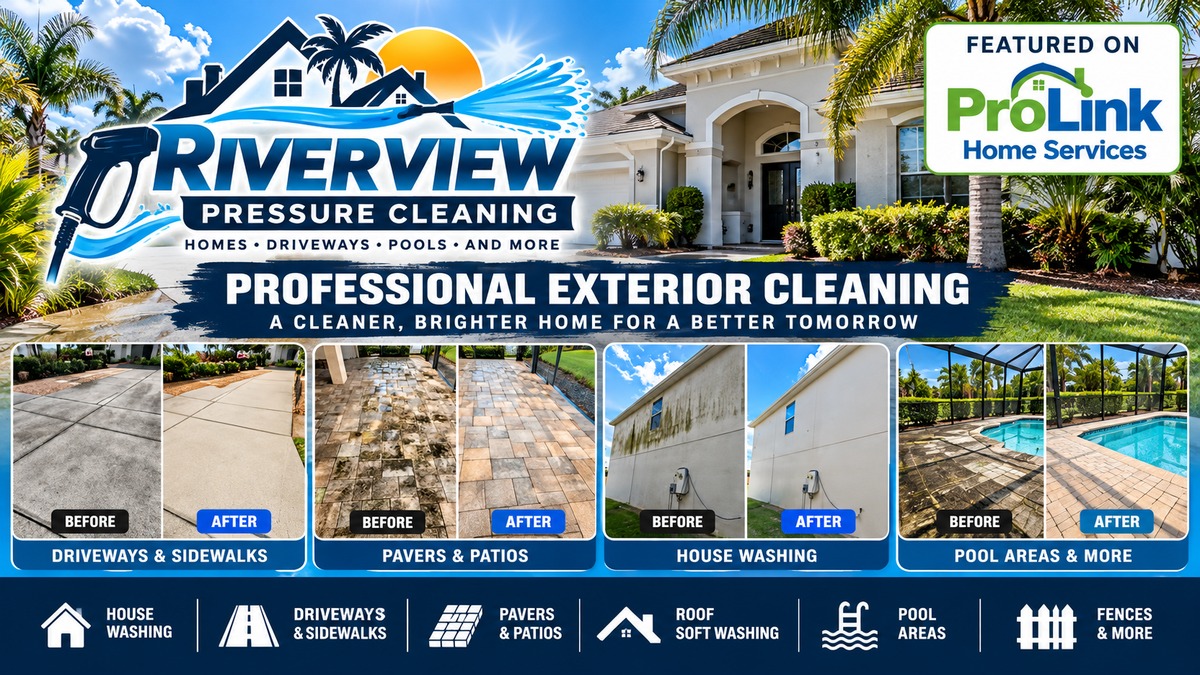 Riverview Pressure Cleaning: Local Exterior Care