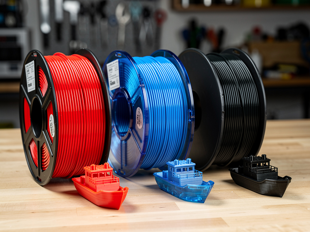 PLA vs. PETG vs. ABS: The Ultimate 3D Printing Filament Guide (2025)