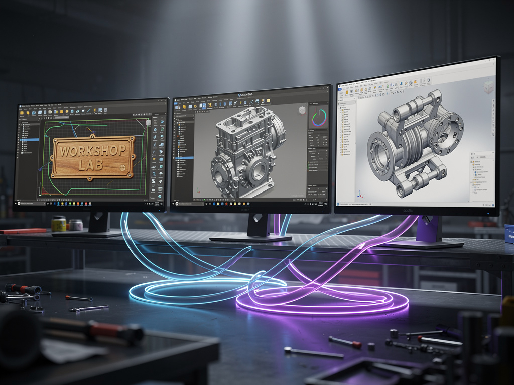 CNC Software Showdown 2025: Fusion 360 vs. VCarve vs. SolidWorks
